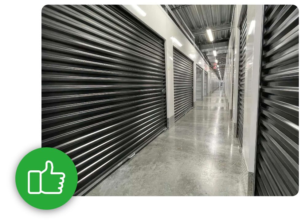 Lucky Pick Self Storage Worcester, Massachusetts Climate Controlled Hallway 
