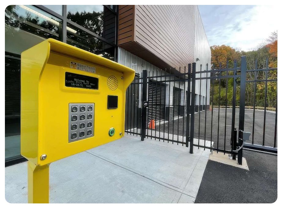 Lucky Pick Self Storage, Worcester, Massachusetts secure keypad gated entry